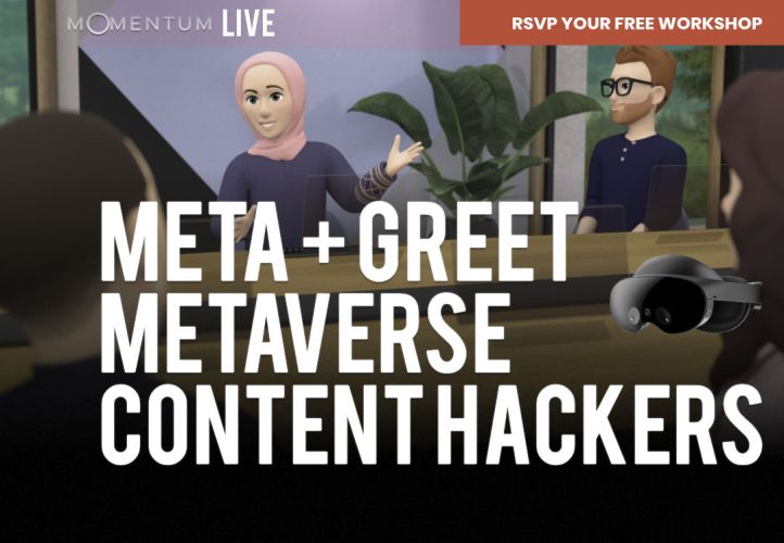 Meta + Greet Metaverse Content Hackers Meetup - MADEGRANDBYCAM